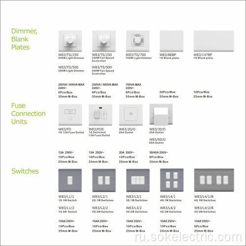 Оптовые электрические переключатели 700W LED Dimmer Switch